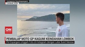 VIDEO: Pembalap MotoGP Kagumi Keindahan Lombok