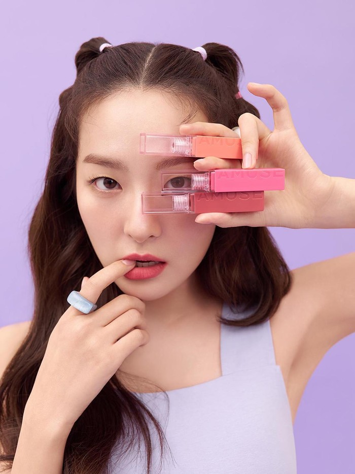 Amuse merilis 8 warna untuk produk terbaru ini, yaitu Boksoonga Chou, ChouChou, Seongsudong, Kkotbora, Milk Tea, Seoul Rose, Falling Blossoms, dan Jadu./ Foto: twitter.com/kpopers_family
