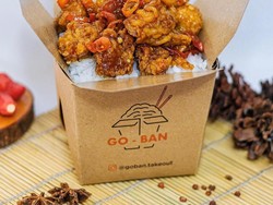 Cicip Gurihnya Ayam Fillet Crispy Disiram Saus Orange di GO-BAN Takeout!