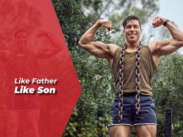 Joseph Baena, Anak Arnold Schwarzenegger Pamer Otot di Sampul Majalah