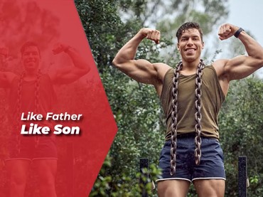 img-title Joseph Baena, Anak Arnold Schwarzenegger Pamer Otot di Sampul Majalah