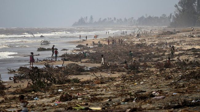 FOTO: Madagaskar Mengurai Asa usai Diterpa Siklon Batsirai