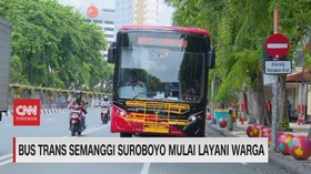 VIDEO: Bus Trans Semanggi Suroboyo Mulai Layani Warga