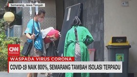 VIDEO: Covid-19 Naik 800%, Semarang Tambah Isolasi Terpadu