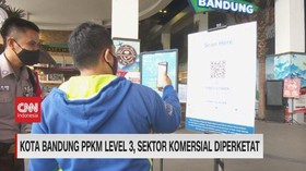 VIDEO: Kota Bandung PPKM Level 3, Sektor Komersial Diperketat