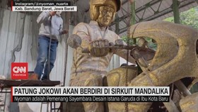 VIDEO: Patung Jokowi Akan Berdiri di Sirkuit Mandalika