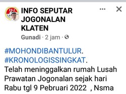 ABG Klaten Pamit Sekolah Tapi Tak Pulang Akhirnya Ditemukan