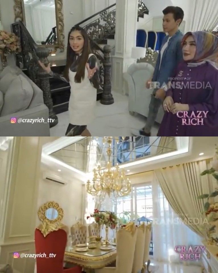 Potret rumah crazy rich Banda Aceh, Shella Saukia. Potret rumah crazy rich Banda Aceh, Shella Saukia.