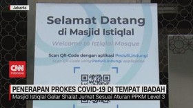VIDEO: Penerapan Prokes Covid-19 di Tempat Ibadah