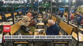 VIDEO: Kasus Covid-19 Meningkat, Jam Buka Warung Kopi Dibatasi