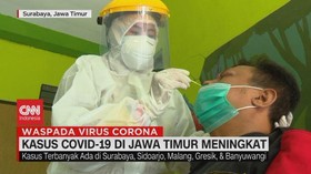 VIDEO: Kasus Covid-19 di Jawa Timur Meningkat
