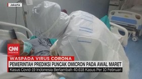 VIDEO: Pemerintah Prediksi Puncak Omicron Pada Awal Maret