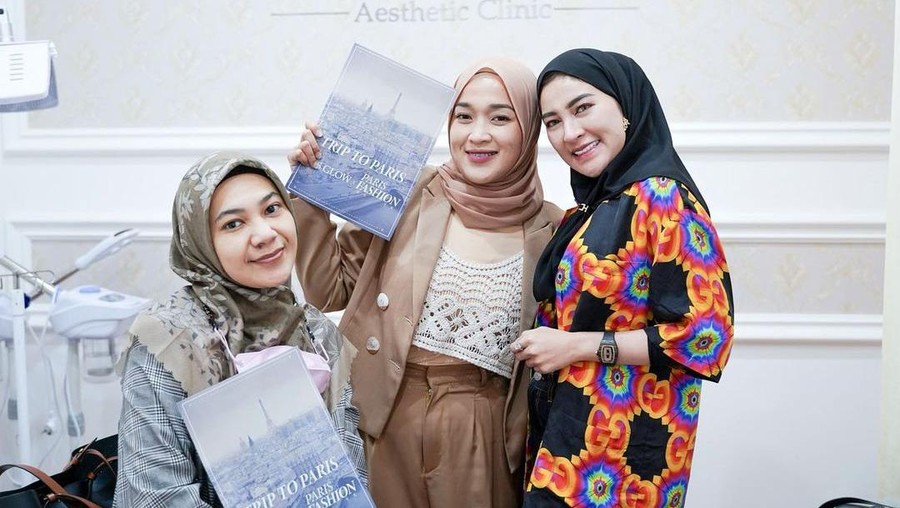 Shandy Purnamasari Ajak Mommy ASF dan Ririe Fairus ke Paris