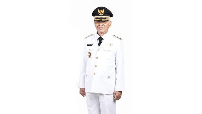 Wakil Bupati Dharmasraya Dasril Panin Datuk Labuan meninggal dunia pada hari ini, Minggu (13/2).