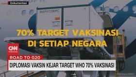 VIDEO: Diplomasi Vaksin Kejar Target WHO 70% Vaksinasi