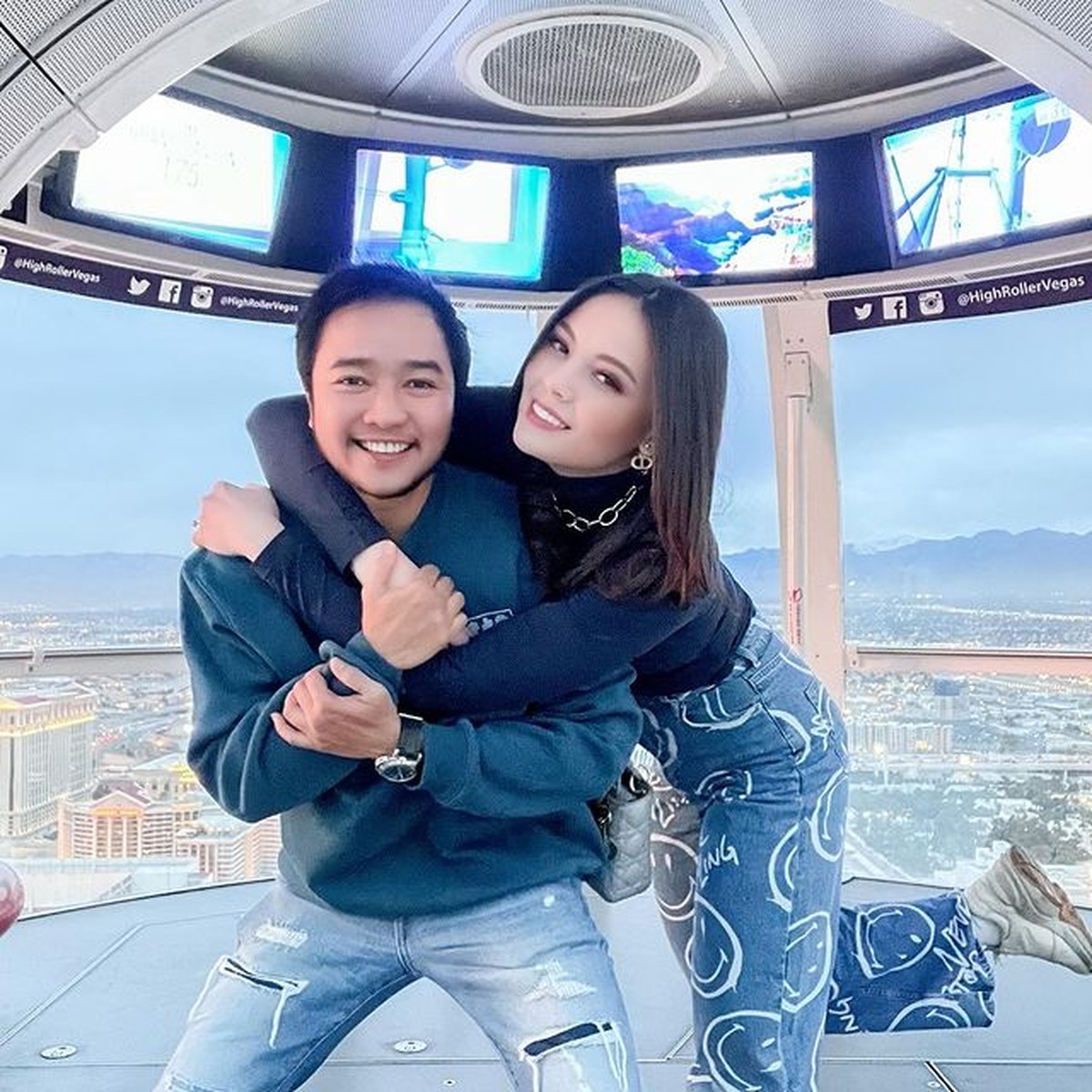 Foto Liburan Abash Mantan Lucinta Luna & Jeje