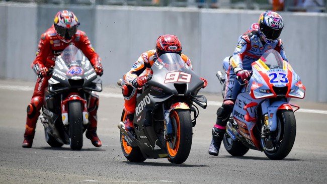 Tes MotoGP Mandalika membuat Marc Marquez sadar bagaimana cara mengendarai motor RC213V untuk MotoGP 2022.