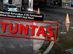 detikcom Do Your Magic: Before-after Perbaikan Jl Fatmawati Stasiun Haji Nawi