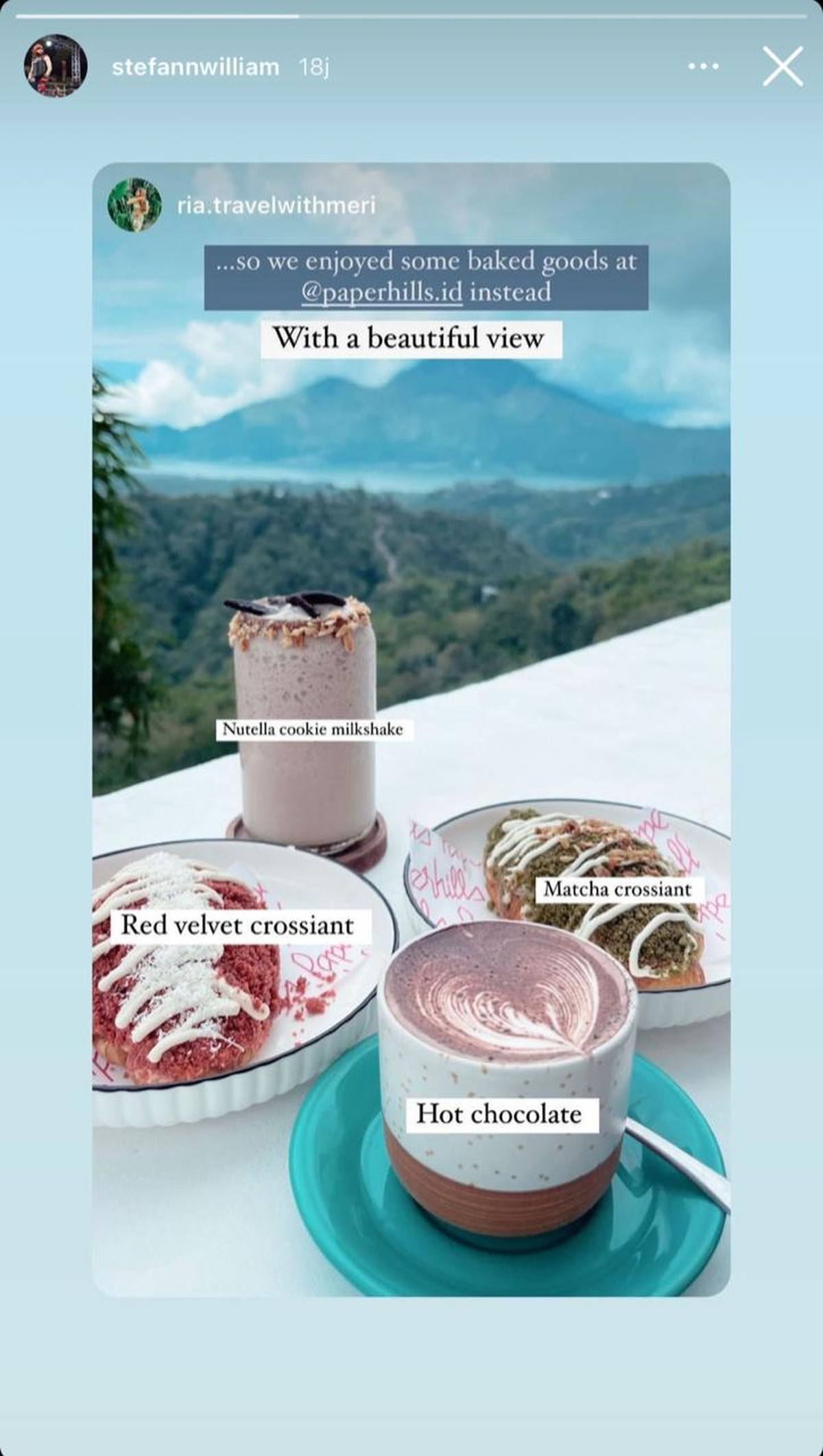 Stefan William baru-baru ini memamerkan momen liburannya bareng sang pujaan hati&comma; Ria Andrews&period; Yuk&comma; intip potretnya&excl;