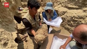 VIDEO: Arkeolog Peru Temukan Belasan Mumi Usia Ratusan Tahun
