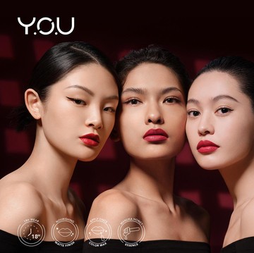 Y.O.U Rilis Rouge Power Matte Lip Cream, Mendorong Perempuan Lebih Percaya Diri dan Tampil Memesona