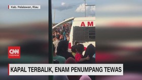 VIDEO: Kapal Terbalik, Enam Penumpang Tewas