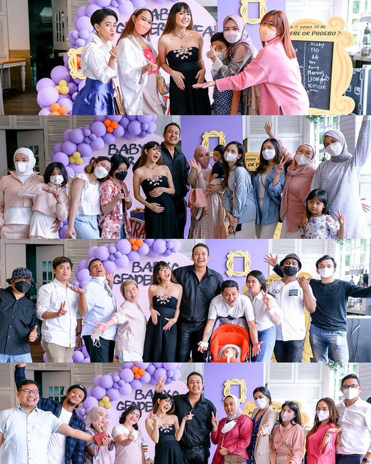 Momen Gender Reveal Party Anak Adiezty Fersa & Gilang Dirga