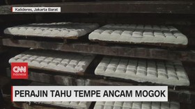 VIDEO: Pengrajin Tahu Tempe Ancam Mogok