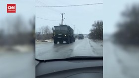 VIDEO: Viral Video Kedatangan Pasukan Rusia di Perbatasan Ukraina