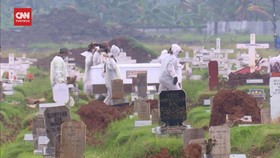 VIDEO: TPU Rorotan Kembali Sibuk Makamkan Jenazah Pasien Covid-19