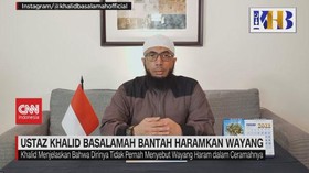 VIDEO: Ustaz Khalid Basalamah Bantah Haramkan Wayang