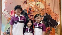 7 Potret Ketiga Cucu SBY, Si Sulung Airlangga Ngemong Banget Bun