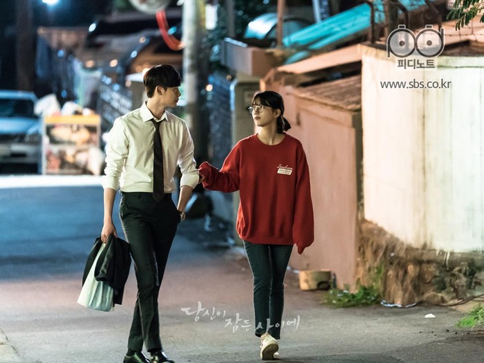 Ilustrasi berjalan kaki di drama Korea