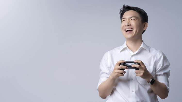 Illustrasi kecanduan gadget