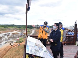 Naik Speedboat-Helikopter, Puan Keliling Tinjau Pembangunan IKN
