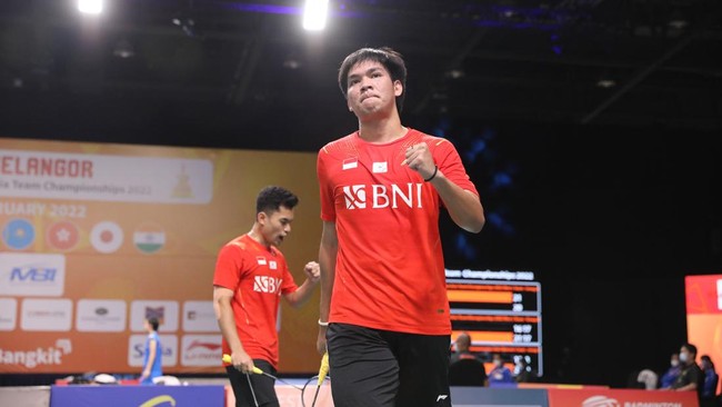 Leo Rolly Carnando/Daniel Marthin berhasil mengalahkan Fajar Alfian/Muhammad Rian Ardianto pada babak 32 besar All England.