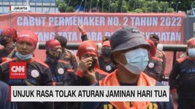VIDEO: Unjuk Rasa Tolak Jaminan Hari Tua