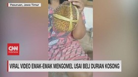 VIDEO: Viral Video Emak-Emak Mengomel Usai Beli Durian Kosong