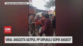 VIDEO: Viral Anggota Satpol PP Dipukuli Sopir Angkot