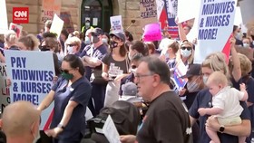 VIDEO: Ribuan Perawat Dan Bidan New South Wales Mogok Kerja