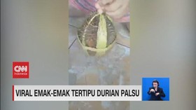 VIDEO: Viral Emak-Emak Tertipu Durian Palsu