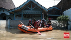 Banjir Rendam 4 Kecamatan di Bekasi, 4.958 Jiwa Terdampak