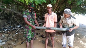 Nelayan Selayar Sulsel Temukan Benda Diduga Mirip Rudal
