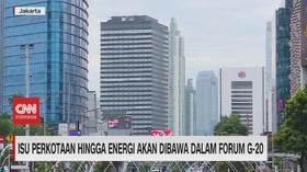 VIDEO: Isu Perkotaan Hingga Energi Akan Dibawa Dalam Forum G-20