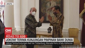 VIDEO: Jokowi Terima Kunjungan Pimpinan Bank Dunia
