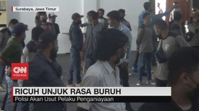 VIDEO: Demo Buruh Bentrok dengan 103 Preman