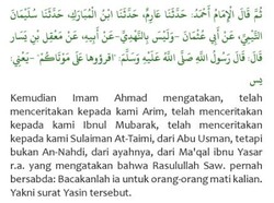 Keutamaan Membaca Yasin Tiga Kali Malam Nisfu Syaban dan Dalilnya