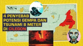 INFOGRAFIS: 4 Penyebab Potensi Gempa dan Tsunami 8 Meter di Cilegon