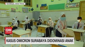 VIDEO: Kasus Omicron Surabaya Didominasi Anak