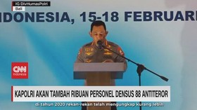 VIDEO: Kapolri Akan Tambah Ribuan Personel Densus 88 Antriteror